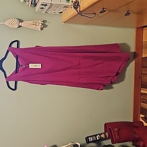 Eileen Fisher asymmetrical tencel dress